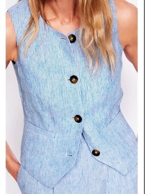 New, Boden Women’s Linen Vest